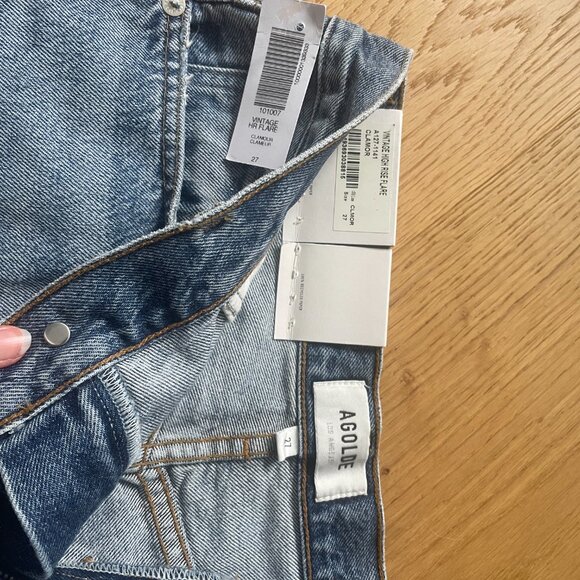 NWT Artiztia Agolde Flare Denim Size 27 - Picture 2 of 3